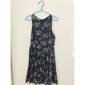Forever 21 Fit and Flare Tank Top Floral Dress